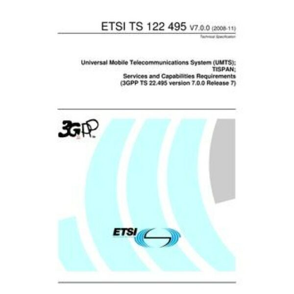 ETSI TS 122 495