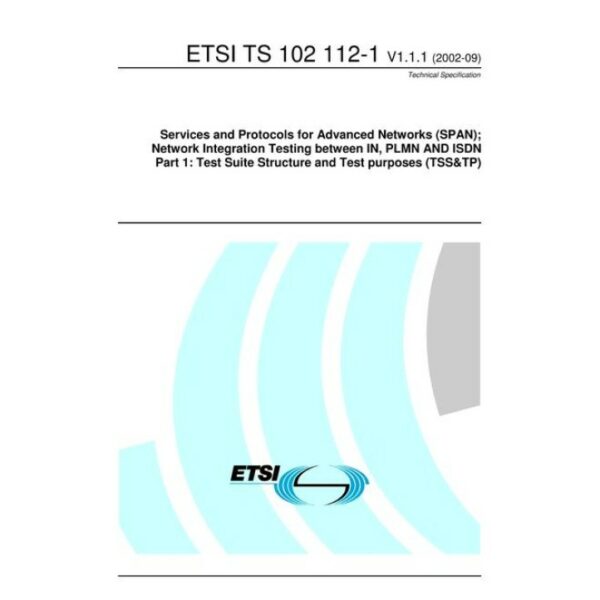 ETSI TS 102 112-1