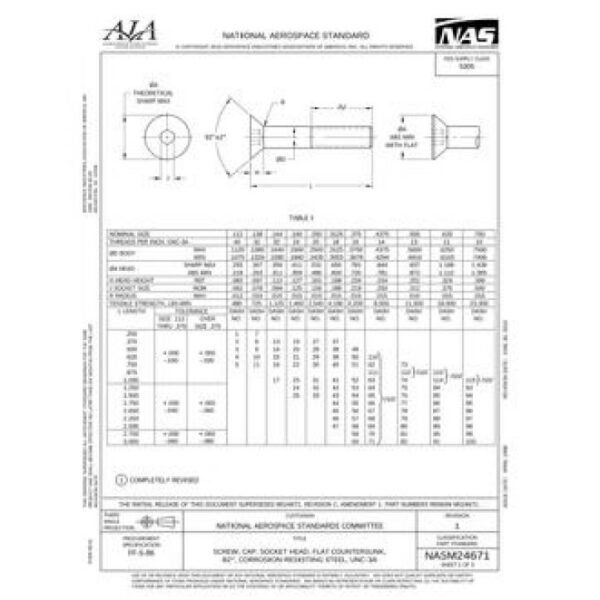 AIA NASM24671