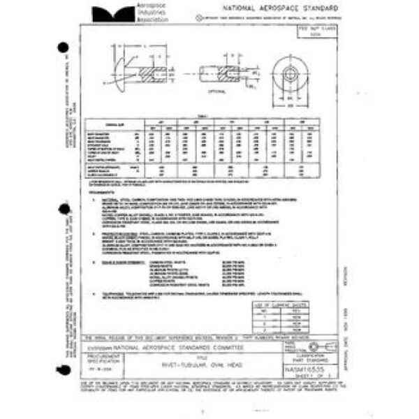 AIA NASM16535