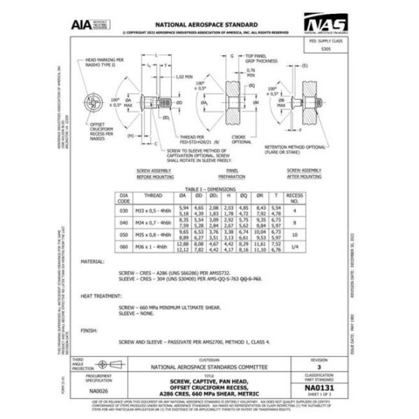 AIA NA0131