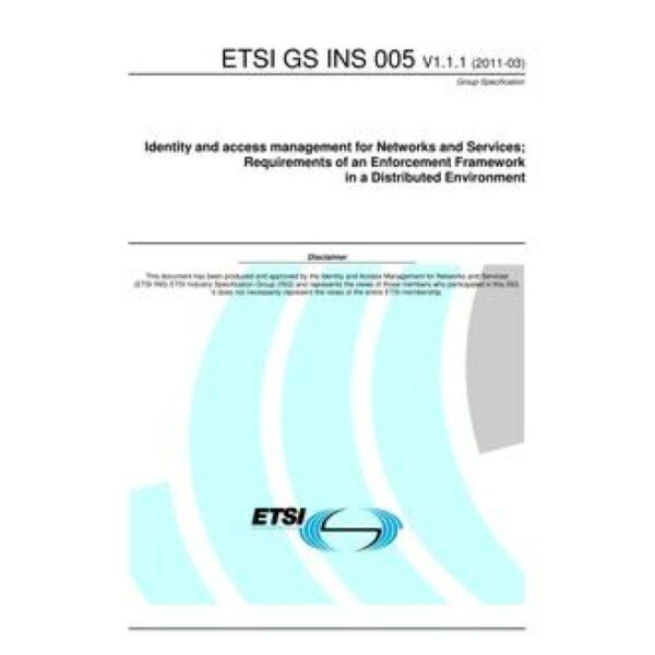 ETSI GS INS 005