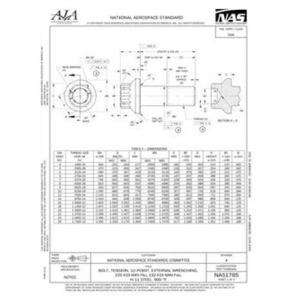 AIA NAS1785