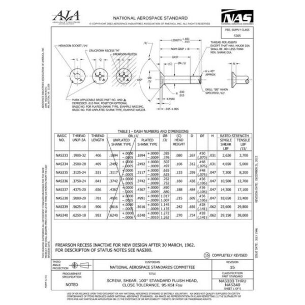 AIA NAS333-340