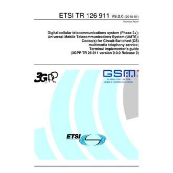 ETSI TR 126 911