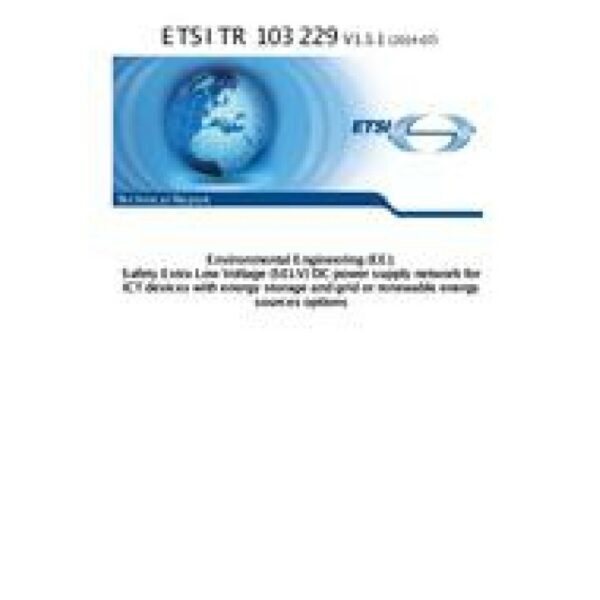 ETSI TR 103 229