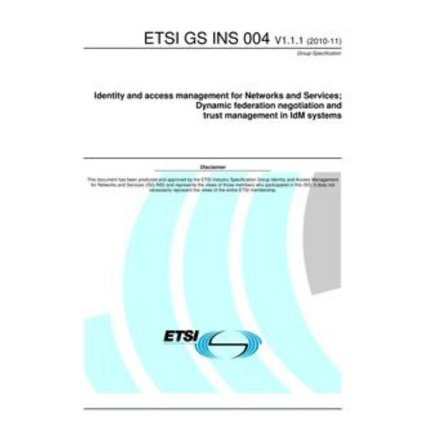 ETSI GS INS 004