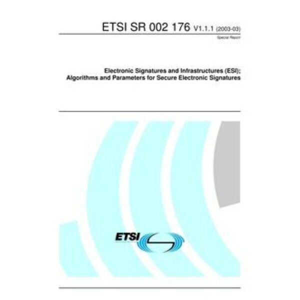 ETSI SR 002 176