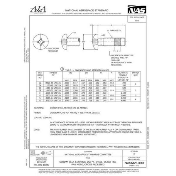 AIA NASM21090