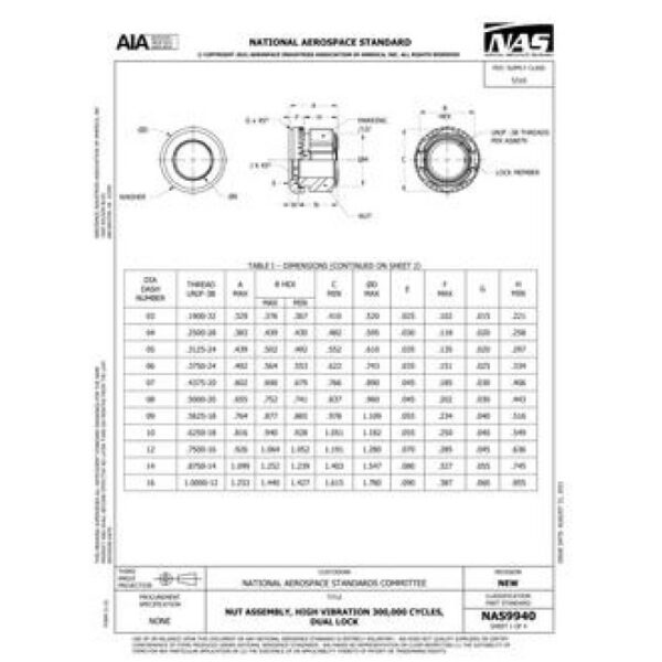 AIA NAS9940