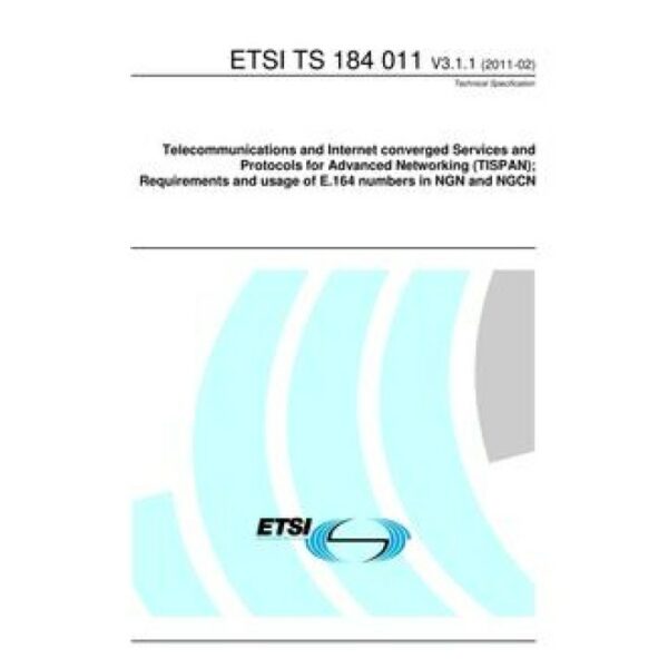 ETSI TS 184 011