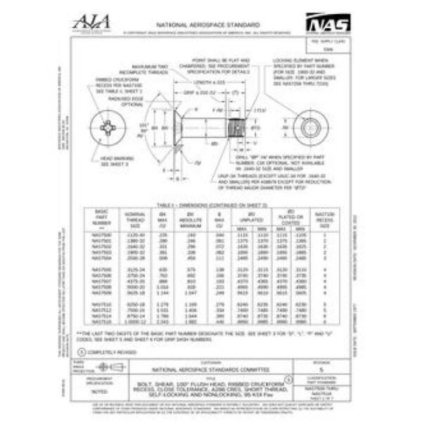 AIA NAS7500-7516