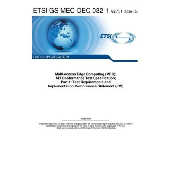 ETSI GS MEC-DEC 032-1