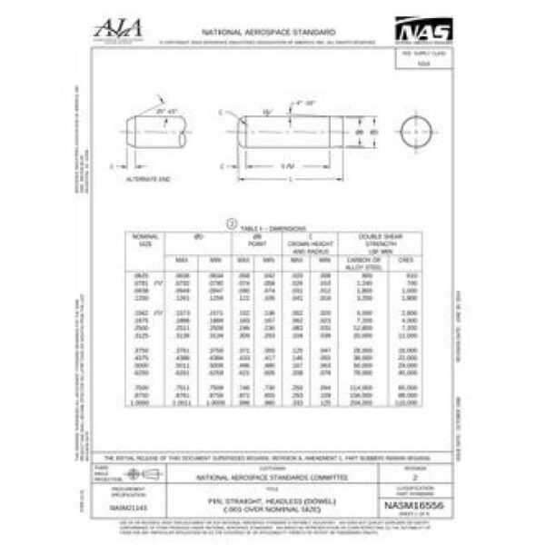 AIA NASM16556