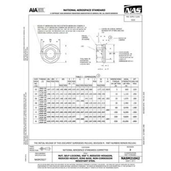 AIA NASM21042