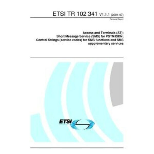 ETSI TR 102 341