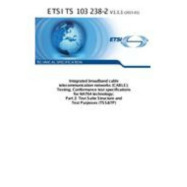 ETSI TS 103 238-2