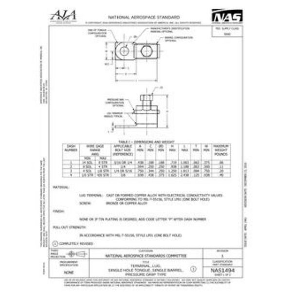 AIA NAS1494