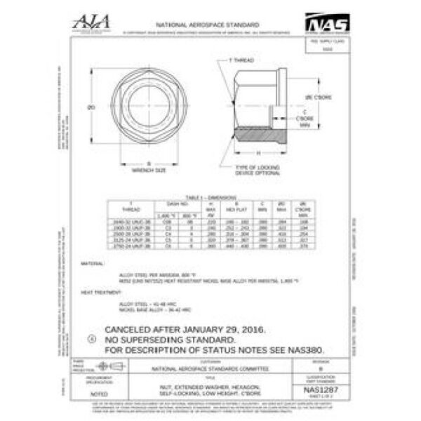 AIA NAS1287