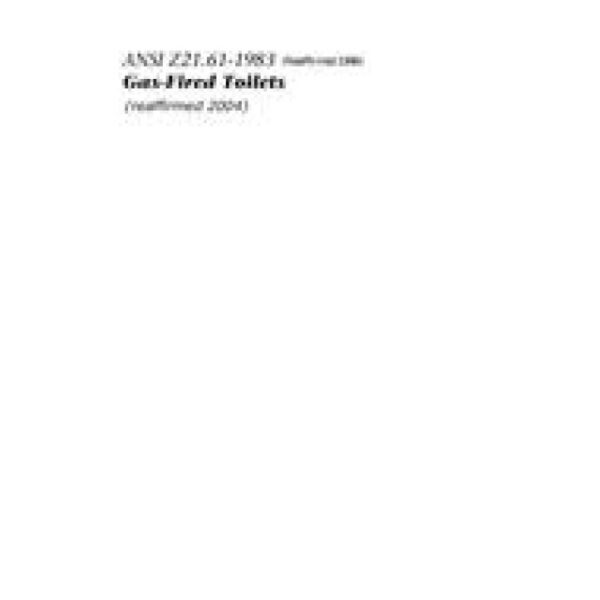 CSA ANSI Z21.61-1983 (R2013)