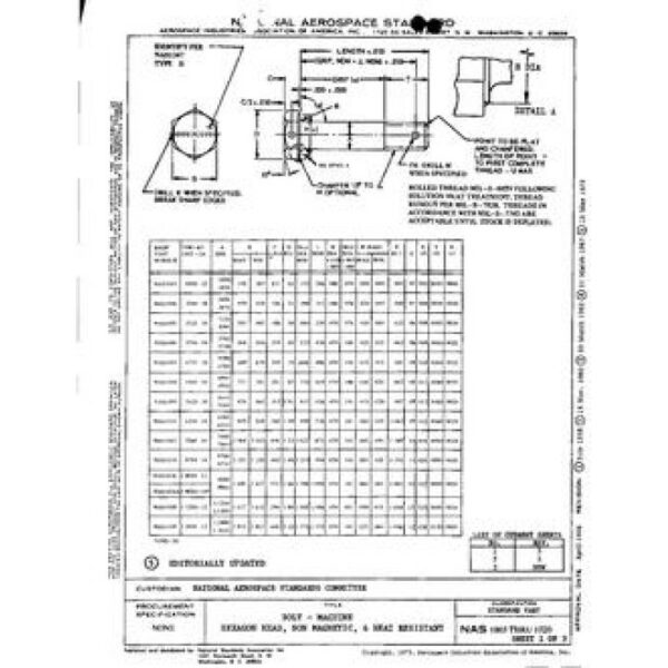 AIA NAS1003-1020