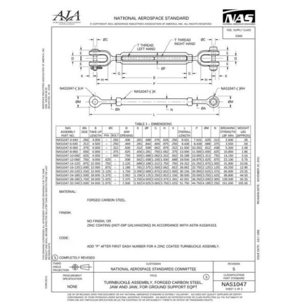 AIA NAS1047