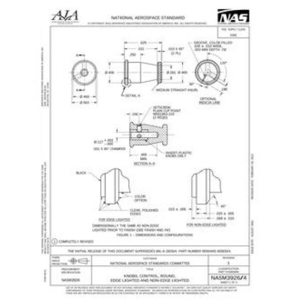 AIA NASM3926/4