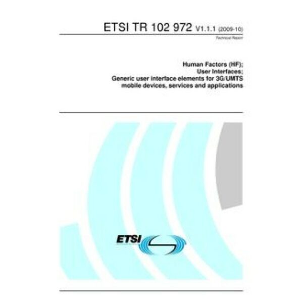 ETSI TR 102 972