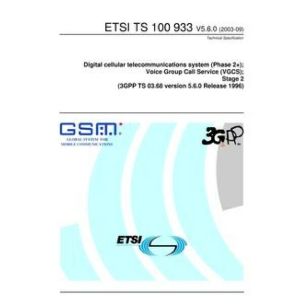 ETSI TS 100 933