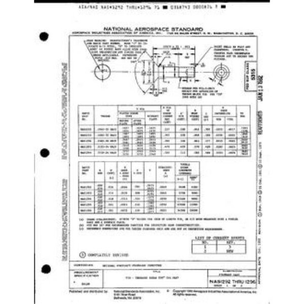 AIA NAS1292-1296