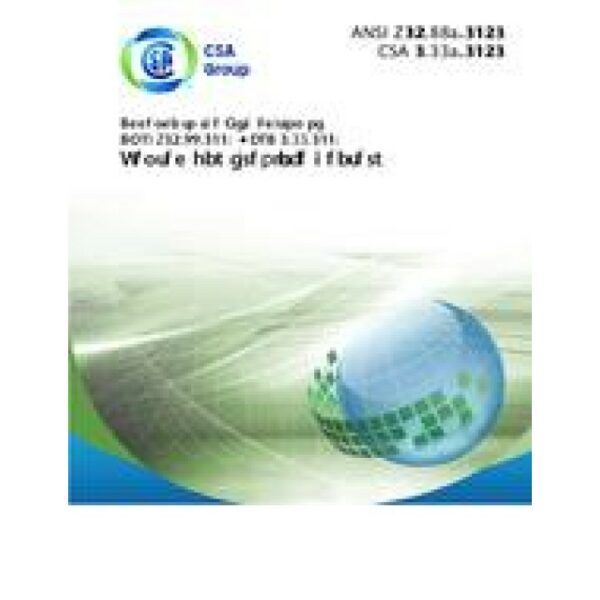 CSA ANSI Z21.88a-2012/CSA 2.33a-2012