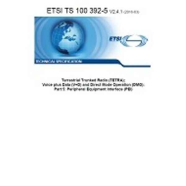 ETSI TS 100 392-5