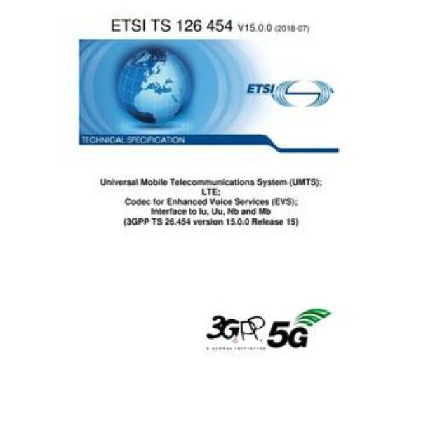 ETSI TS 126 454