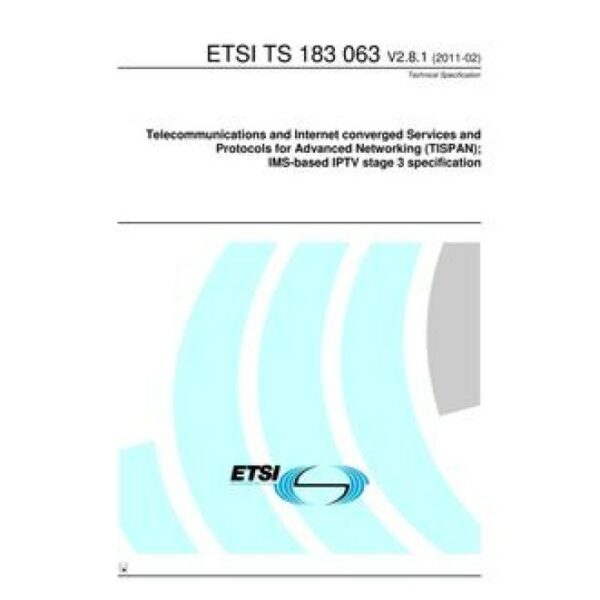 ETSI TS 183 063