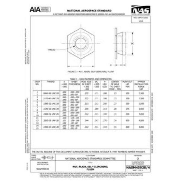 AIA NASM45938/4