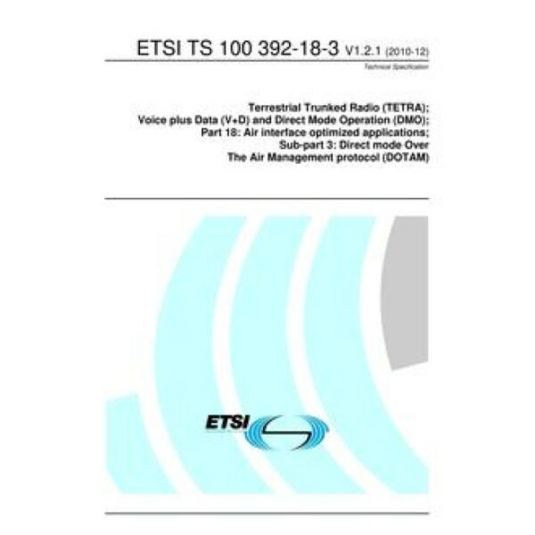 ETSI TS 100 392-18-3