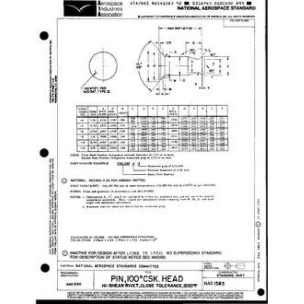 AIA NAS1583