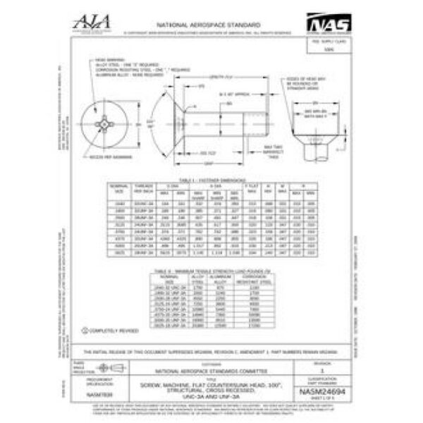 AIA NASM24694