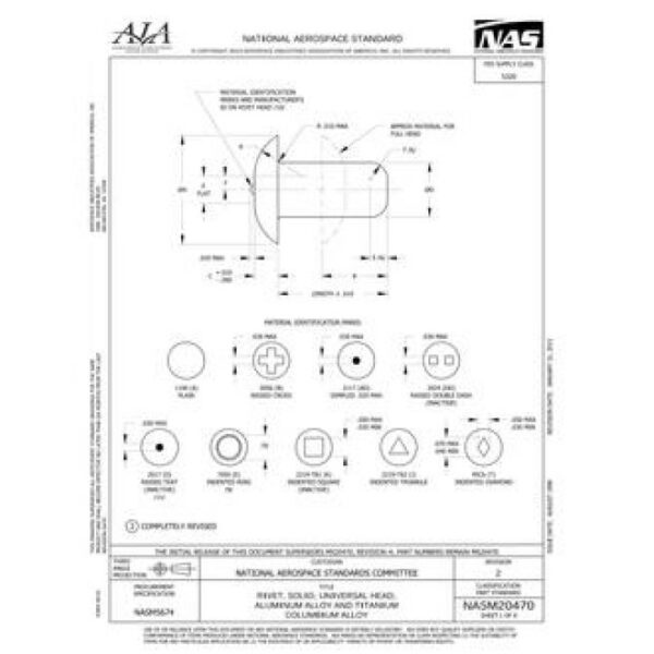 AIA NASM20470