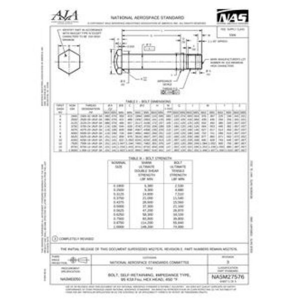 AIA NASM27576