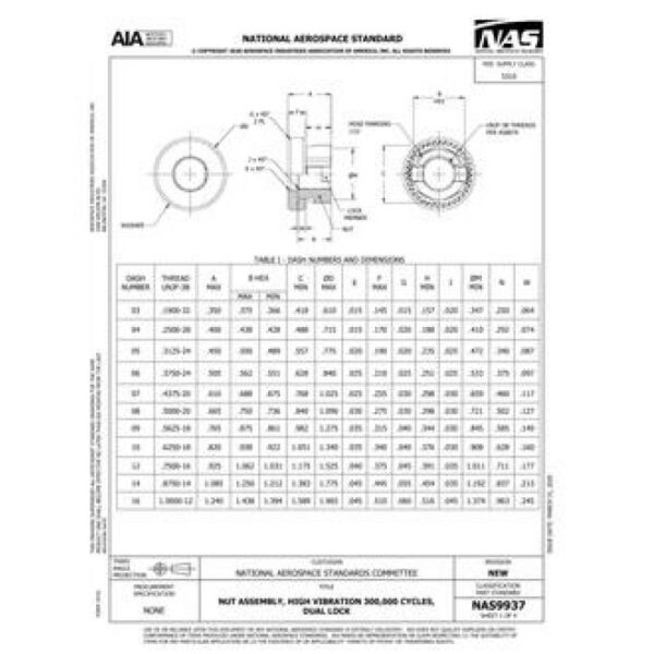 AIA NAS9937