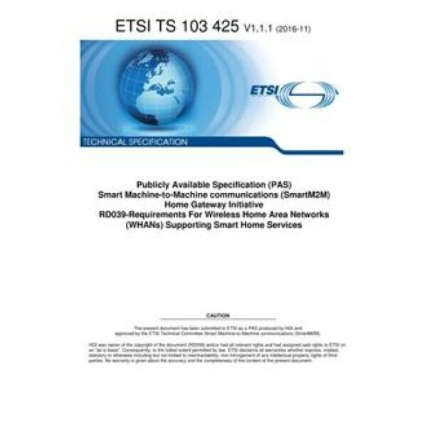 ETSI TS 103 425