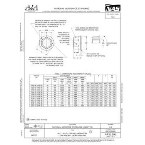 AIA NAS1291