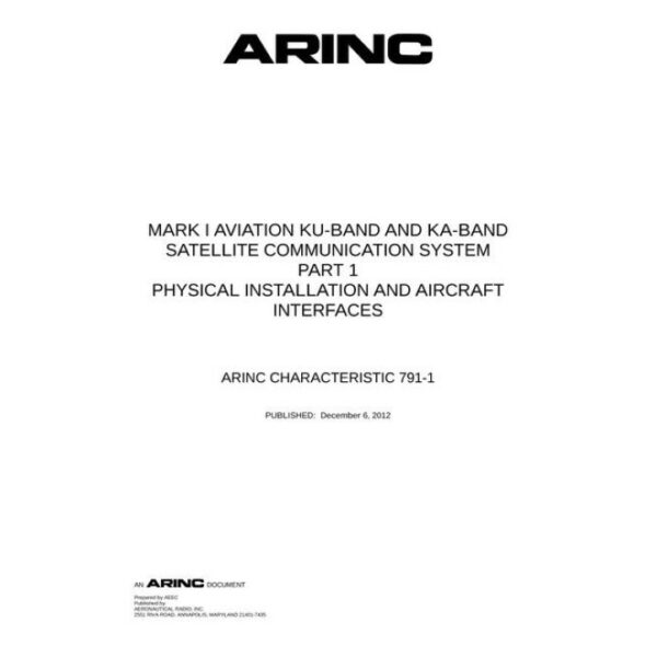 ARINC 791P1-1