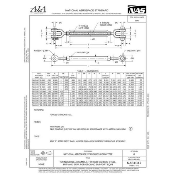 AIA NAS1047