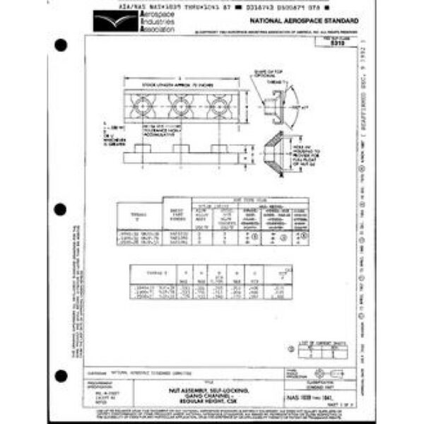 AIA NAS1039-1041