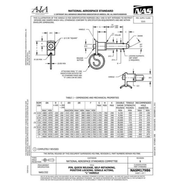 AIA NASM17986