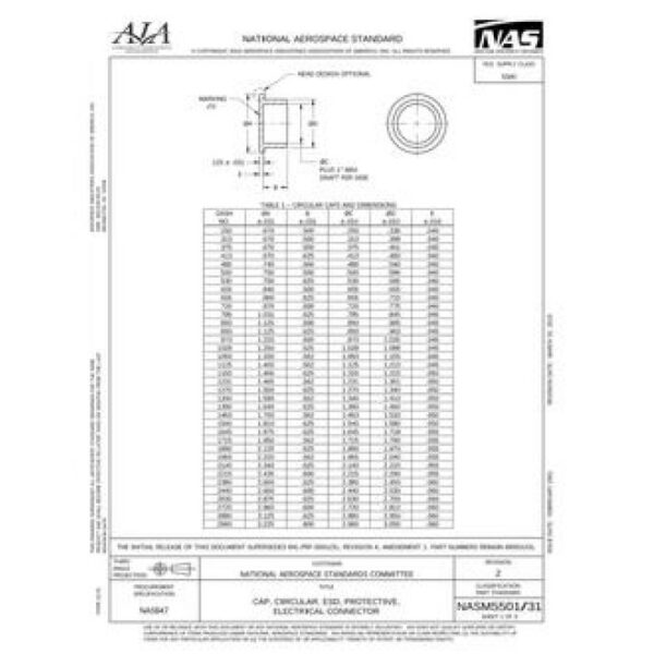 AIA NASM5501/31