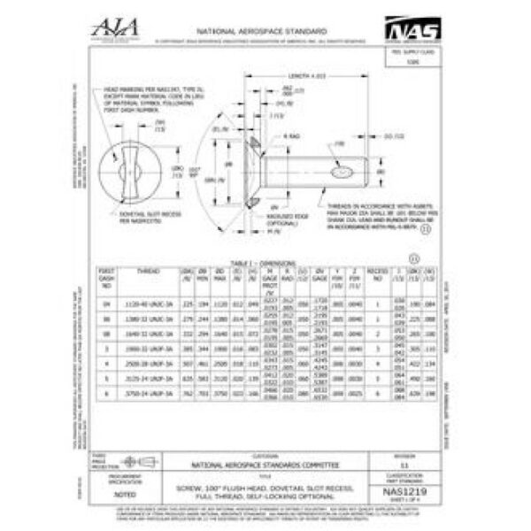 AIA NAS1219