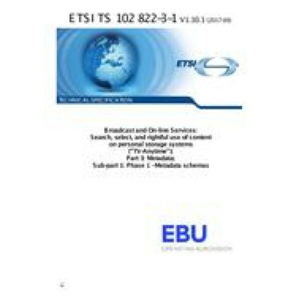 ETSI TS 102 822-3-1